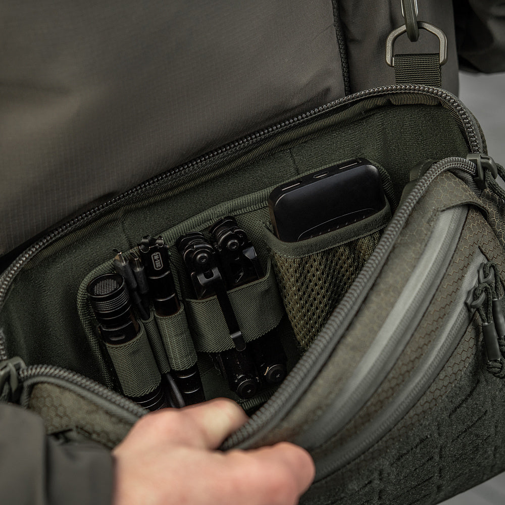 M-Tac Admin Bag Large Elite Hex with Velcro