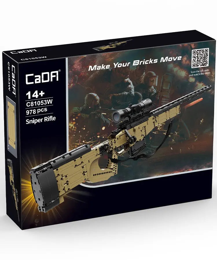 CaDA Military Bricks - British Army Sniper Rifle CaDA