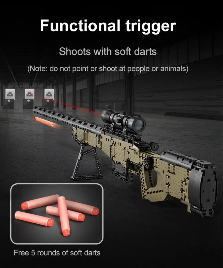 CaDA Military Bricks - British Army Sniper Rifle CaDA