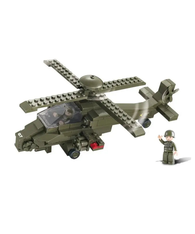 Sluban ModelBricks - Army Attack Helicopter Sluban