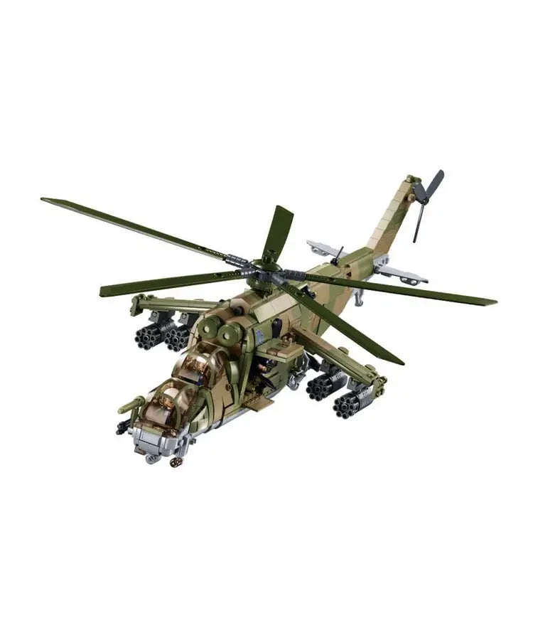 Sluban ModelBricks - MI-24S Gunship Sluban