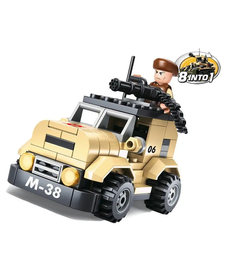 Sluban ModelBricks - Army Patrol Car Sluban