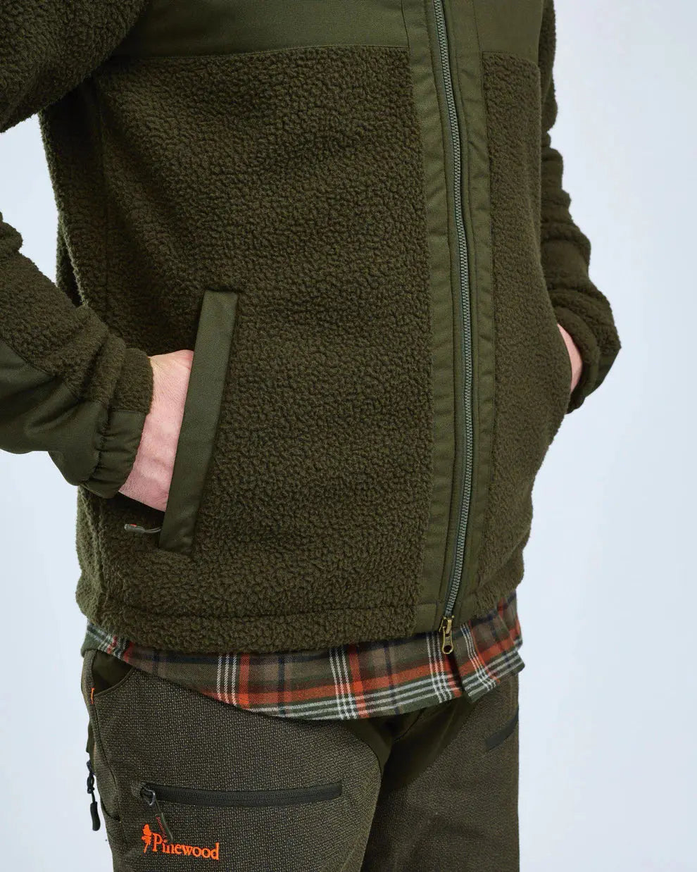 Pinewood® Pile Fleecejacka Herr Pinewood
