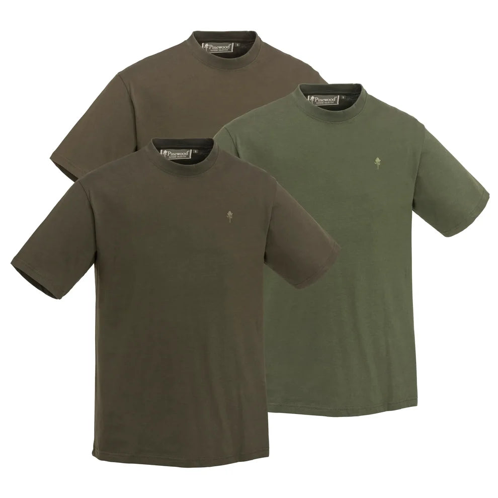 Pinewood® T-shirt 3-pack Herr