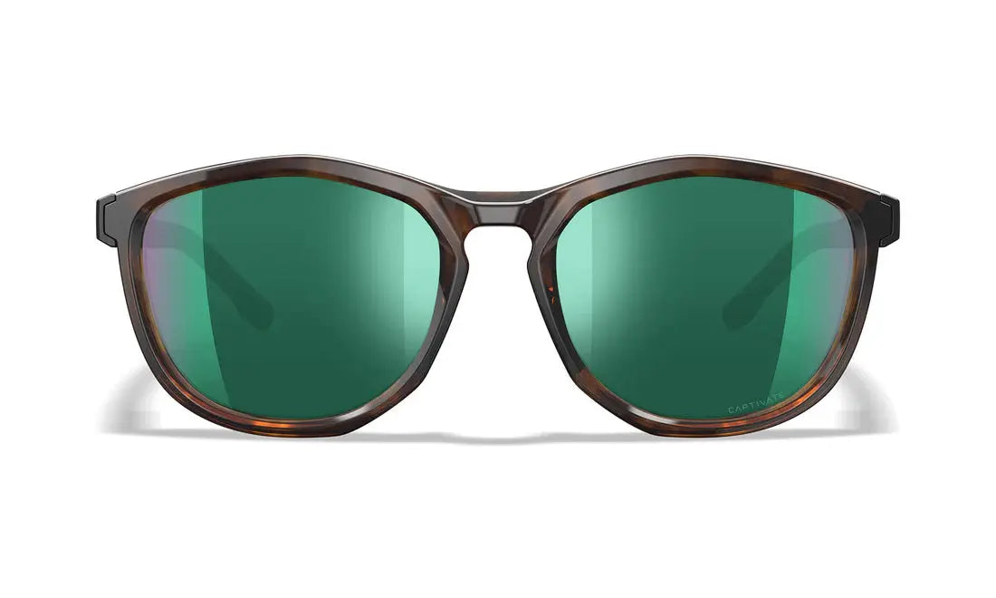 Wiley X WX Bravo CAPTIVATE™ Polarized Green Mirror Wiley X