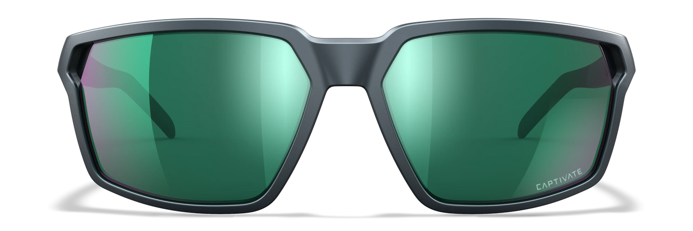 Wiley X WX Sierra CAPTIVATE™ Polarized Green Mirror Wiley X