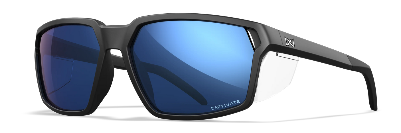 Wiley X WX Sierra CAPTIVATE™ Polarized Blue Mirror Wiley X