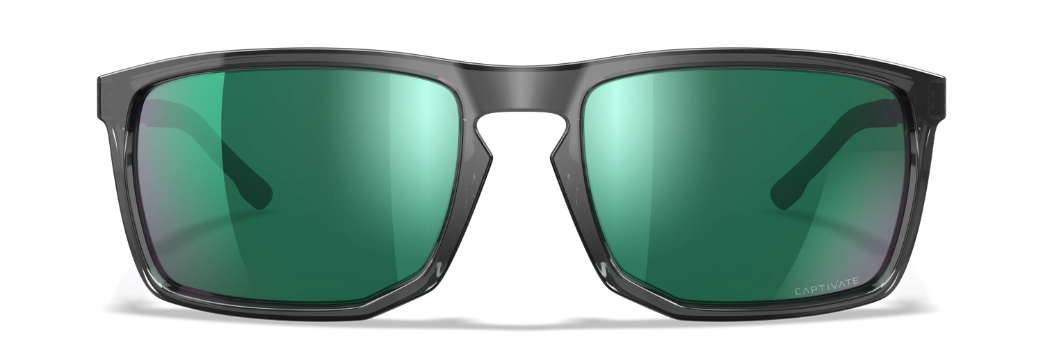 Wiley X WX Axe CAPTIVATE™ Polarized Green Mirror Wiley X