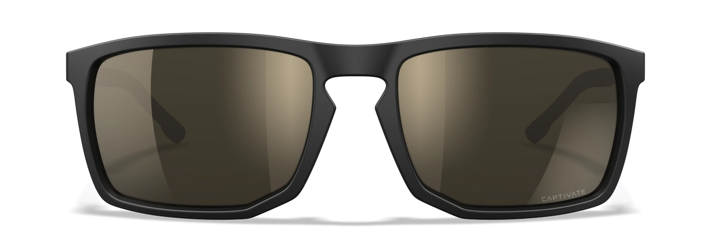 Wiley X WX Axe CAPTIVATE™ Polarized Tungsten Mirror Wiley X