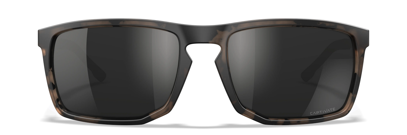 Wiley X WX Axe CAPTIVATE™ Polarized Black Mirror Wiley X