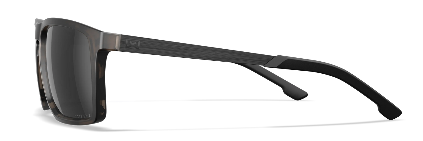 Wiley X WX Axe CAPTIVATE™ Polarized Black Mirror Wiley X