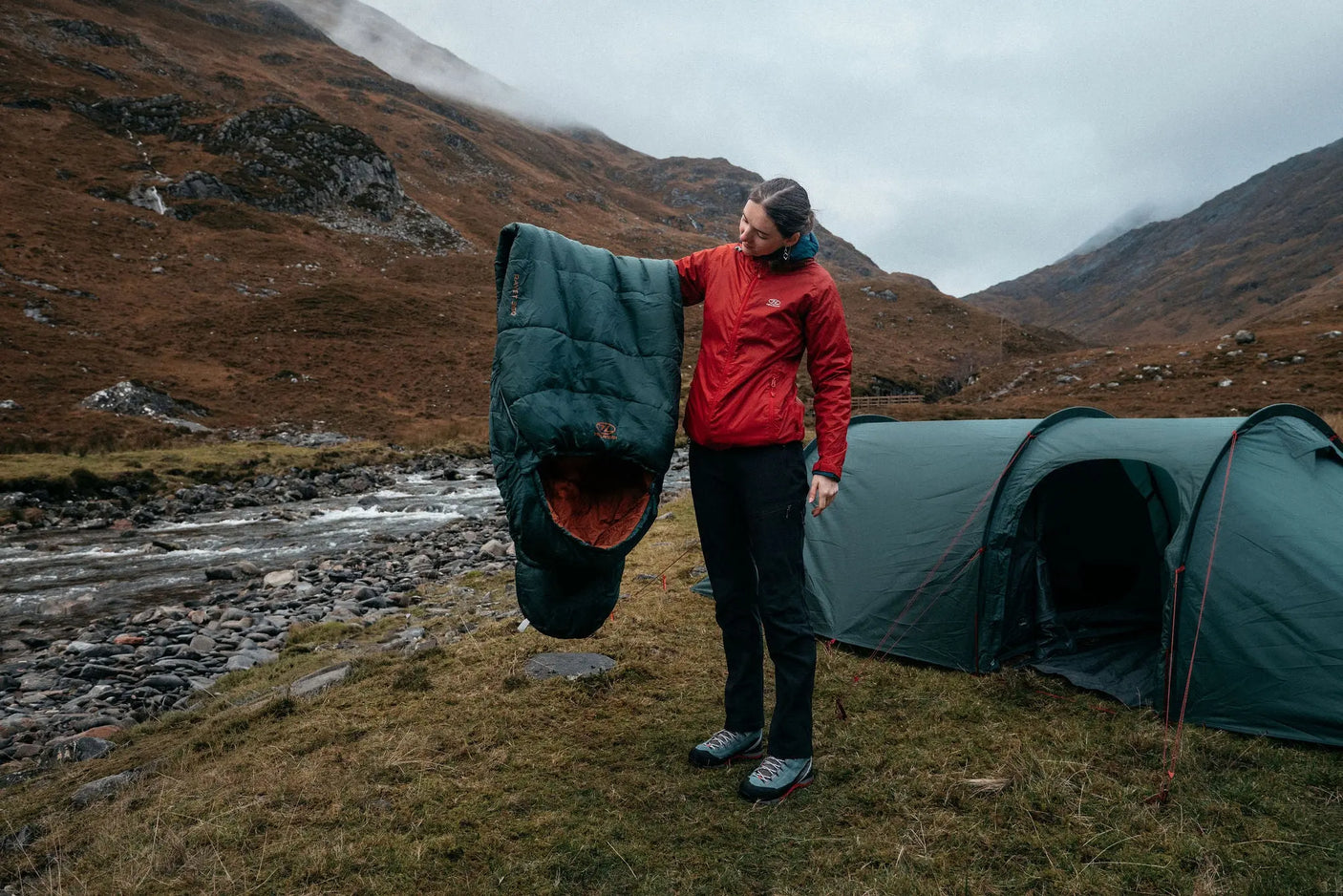 Highlander Forces Respite 2 Person Extended Tunnel Tent Highlander Forces