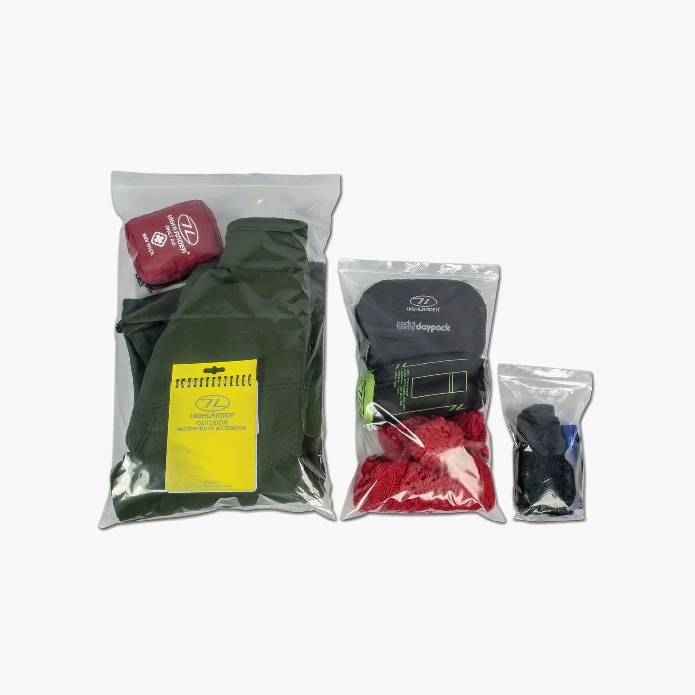 Highlander Self Sealing Bag 9-Pack Highlander Forces