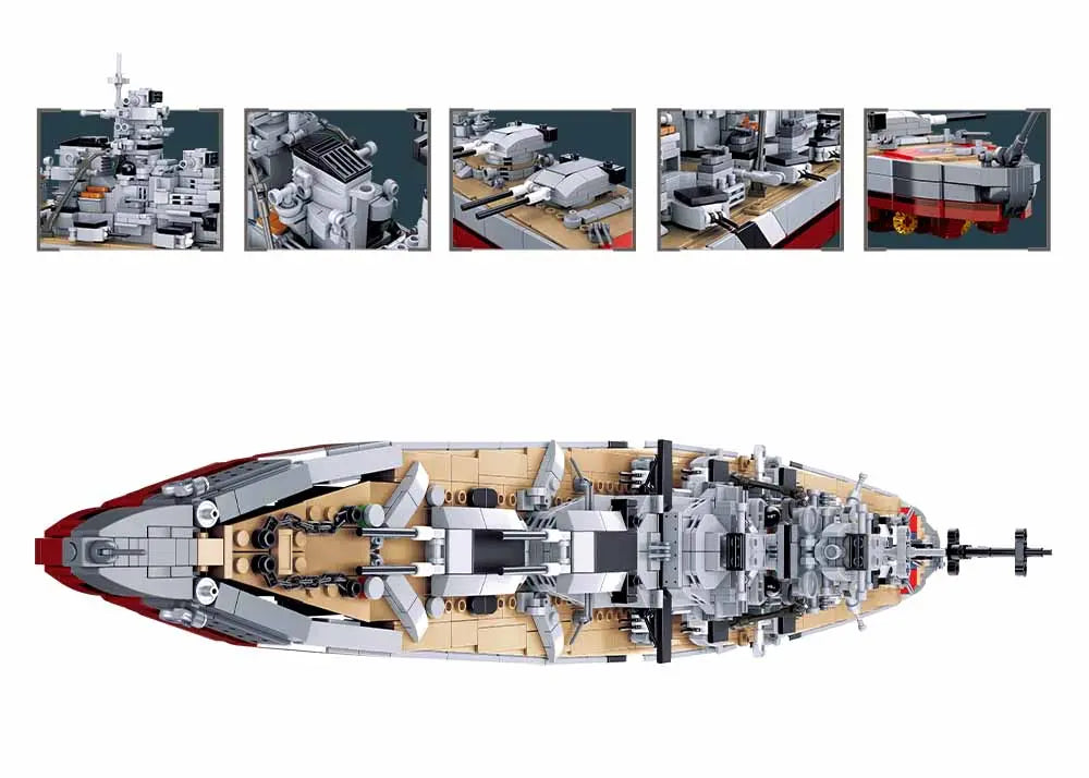 Sluban ModelBricks - Battleship Sluban