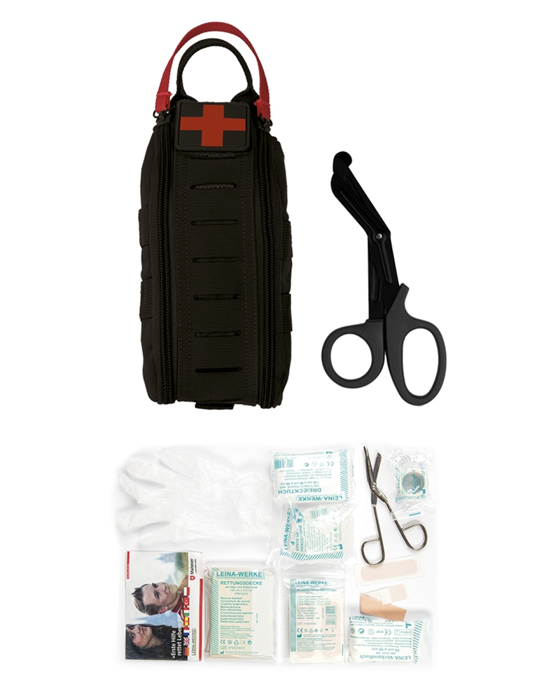 Mil-Tec IFAK Rapid Komplett Medkit + Sax 28 Delar