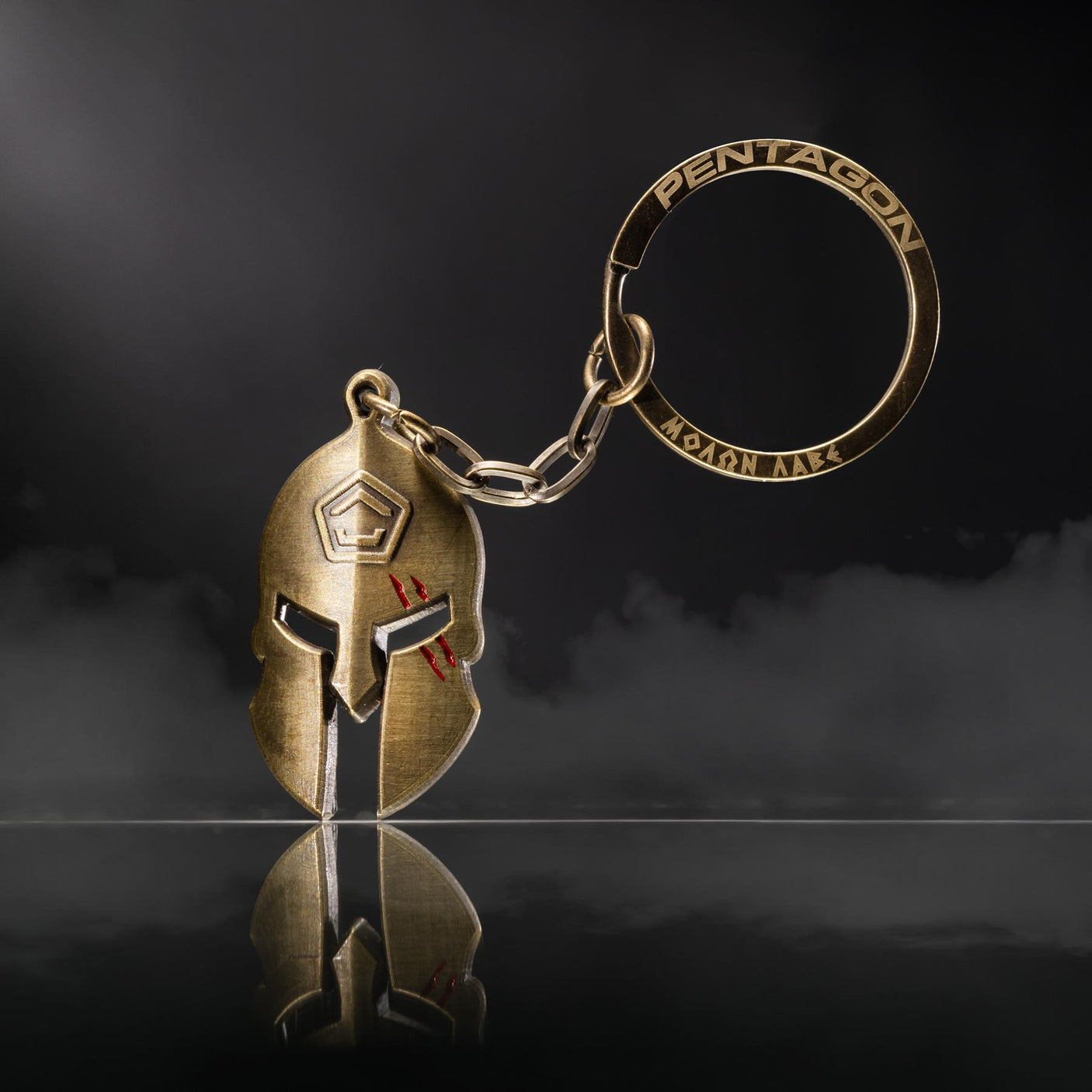 Pentagon Spartan Keyring