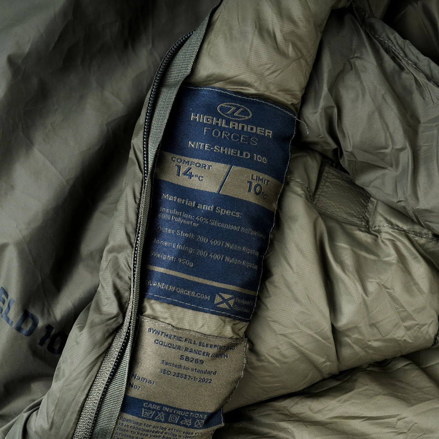 Highlander Nite-Shield 100 Sleeping Bag Highlander Forces
