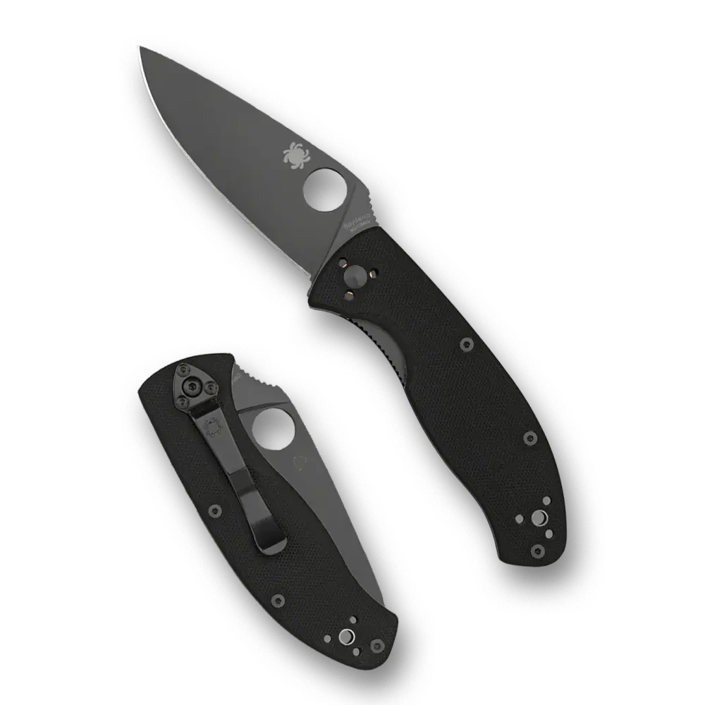Spyderco Tenacious C122GBBKP är en medelstor fällkniv designad för tuff användning. Den har en totallängd på 197 mm, en bladlängd på 86 mm och en vikt på ca 117 gram. Bladet är flatslipat (Full Flat Grind) för optimala skäregenskaper och öppnas smidigt med en hand via det klassiska tumhålet. Konstruktionen förstärks av skeletoniserade stålliners inuti handtaget.