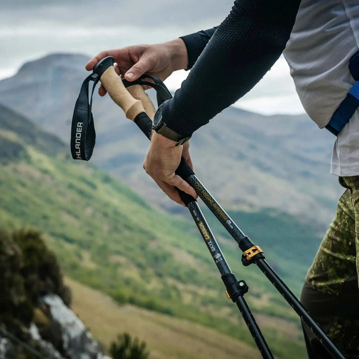 Highlander Carbon Skye FZ Walking Pole 2-Pack Highlander
