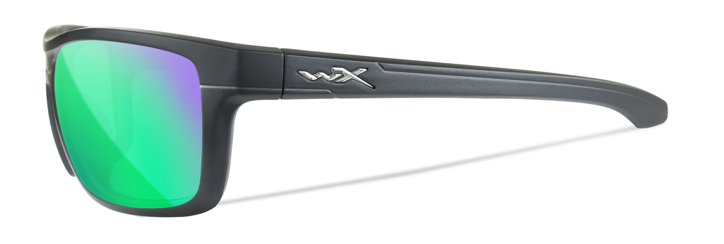 Wiley X WX Kingpin CAPTIVATE™ Polarized Green Mirror Wiley X
