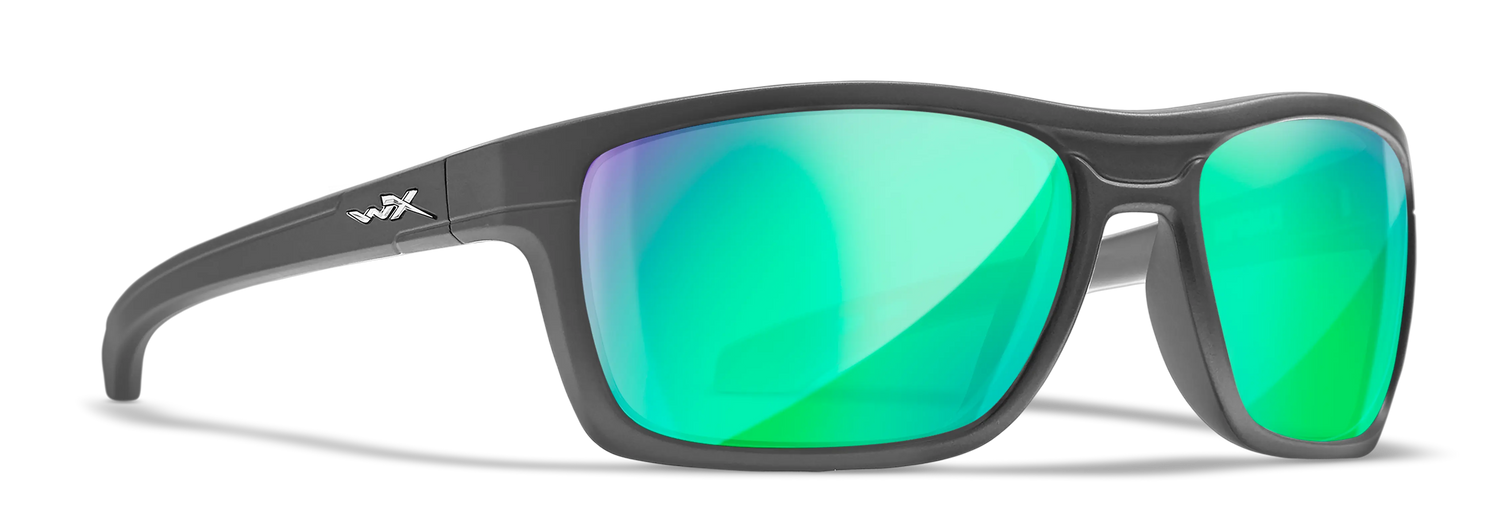 Wiley X WX Kingpin CAPTIVATE™ Polarized Green Mirror Wiley X