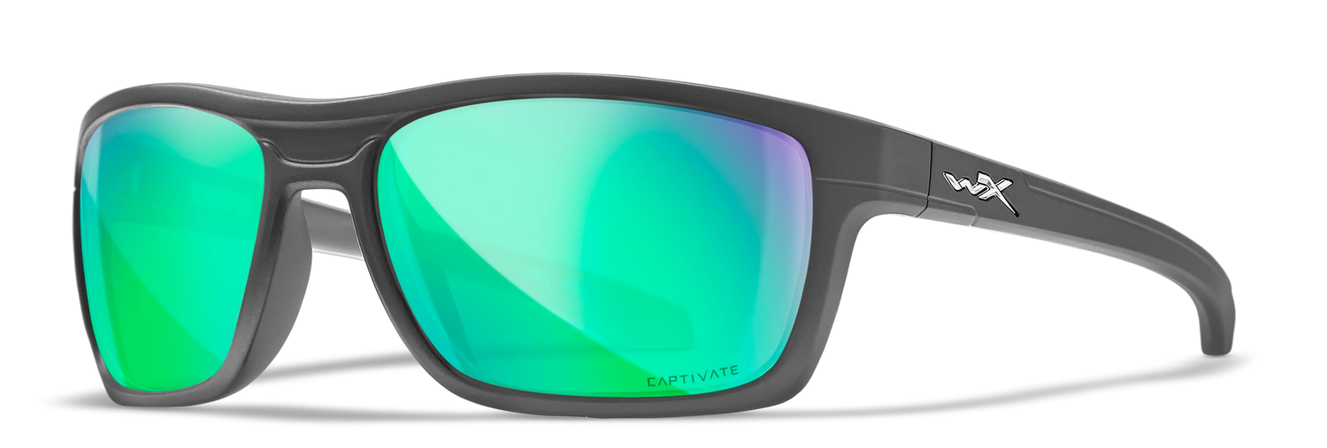 Wiley X WX Kingpin CAPTIVATE™ Polarized Green Mirror Wiley X