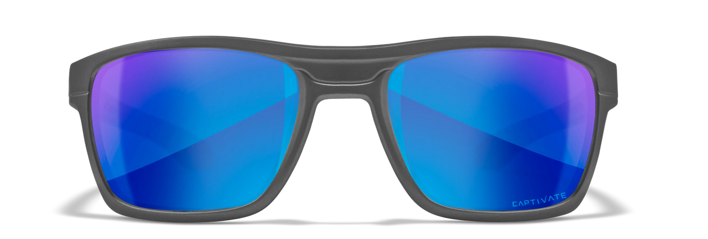 Wiley X WX Kingpin CAPTIVATE™ Polarized Blue Mirror Wiley X