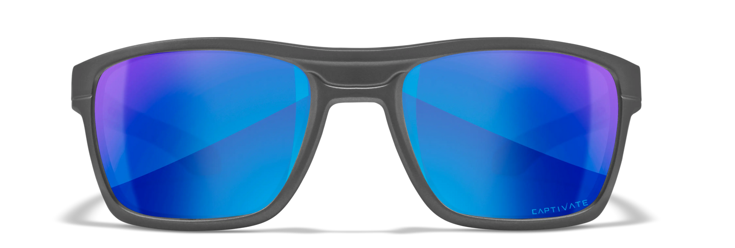 Wiley X WX Kingpin CAPTIVATE™ Polarized Blue Mirror Wiley X