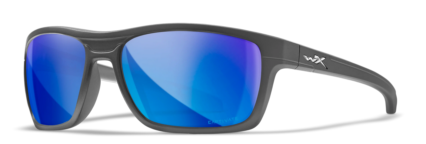 Wiley X WX Kingpin CAPTIVATE™ Polarized Blue Mirror Wiley X