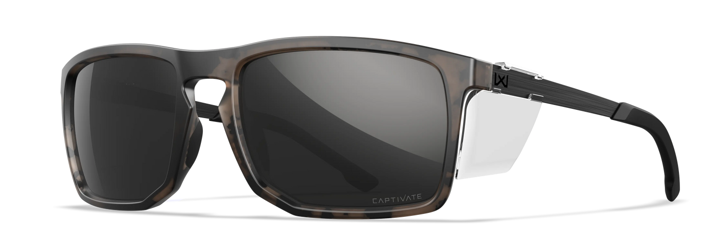 Wiley X WX Axe CAPTIVATE™ Polarized Black Mirror Wiley X