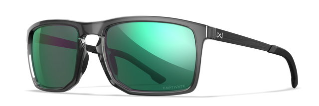 Wiley X WX Axe CAPTIVATE™ Polarized Green Mirror Wiley X