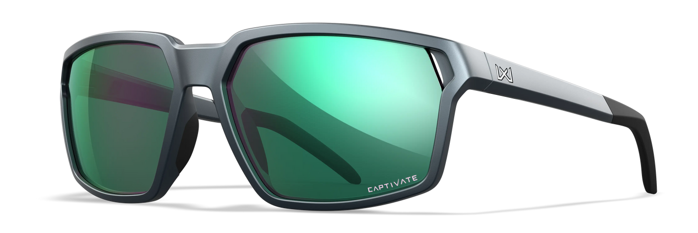 Wiley X WX Sierra CAPTIVATE™ Polarized Green Mirror Wiley X