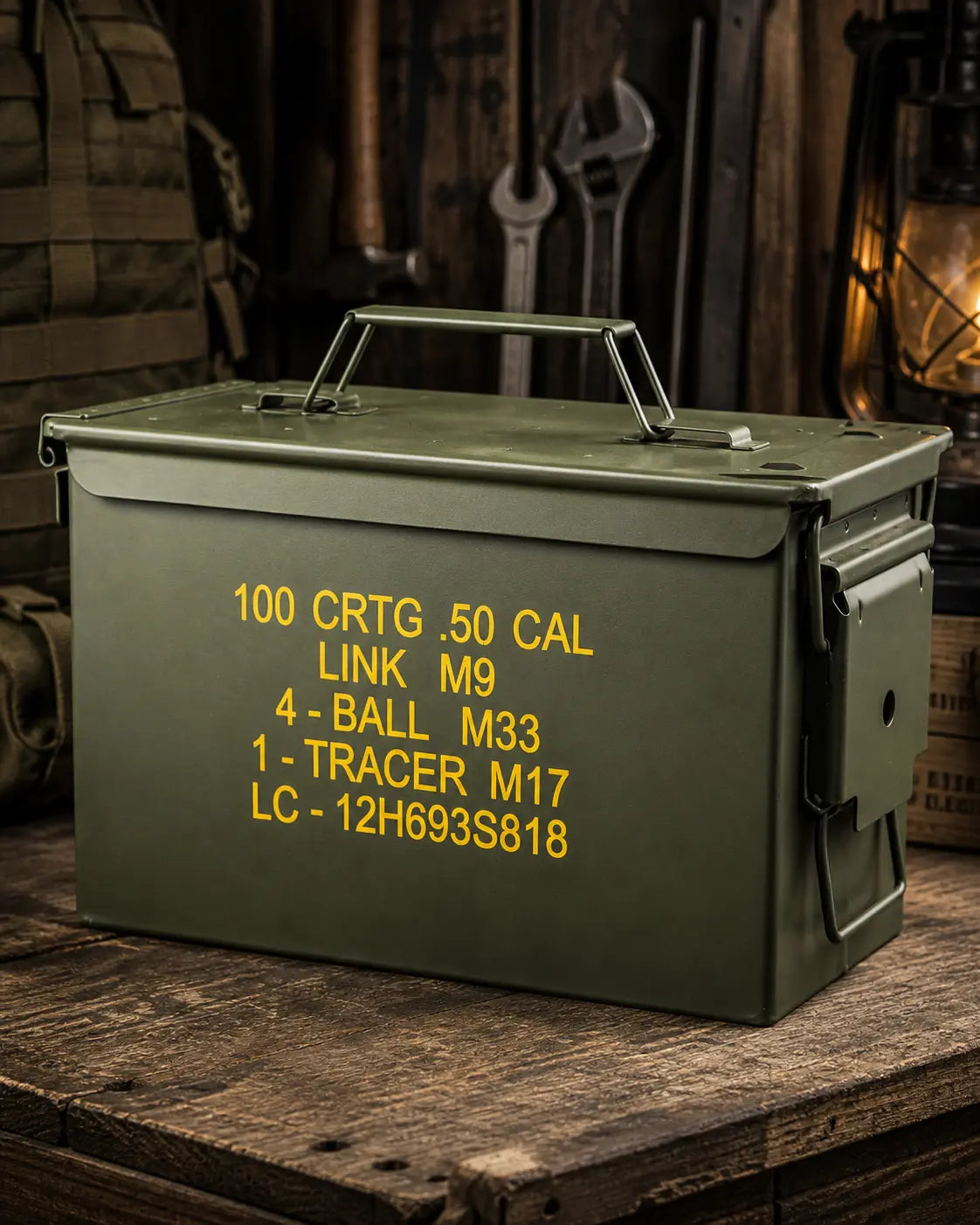 Mil-Tec Ammunitionslåda Stål M2A1 kaliber 50 Mil-Tec
