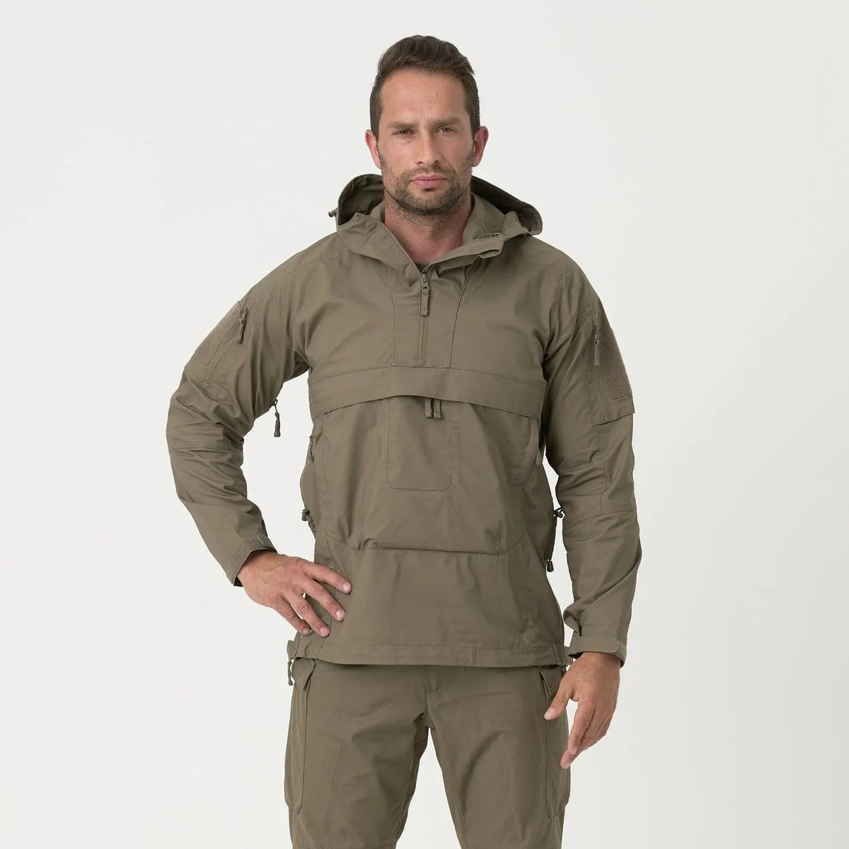 Helikon-Tex Grey Man Men's Bomber Jacket - Low Profile, Tactical EDC Security, Police Style, Polyester