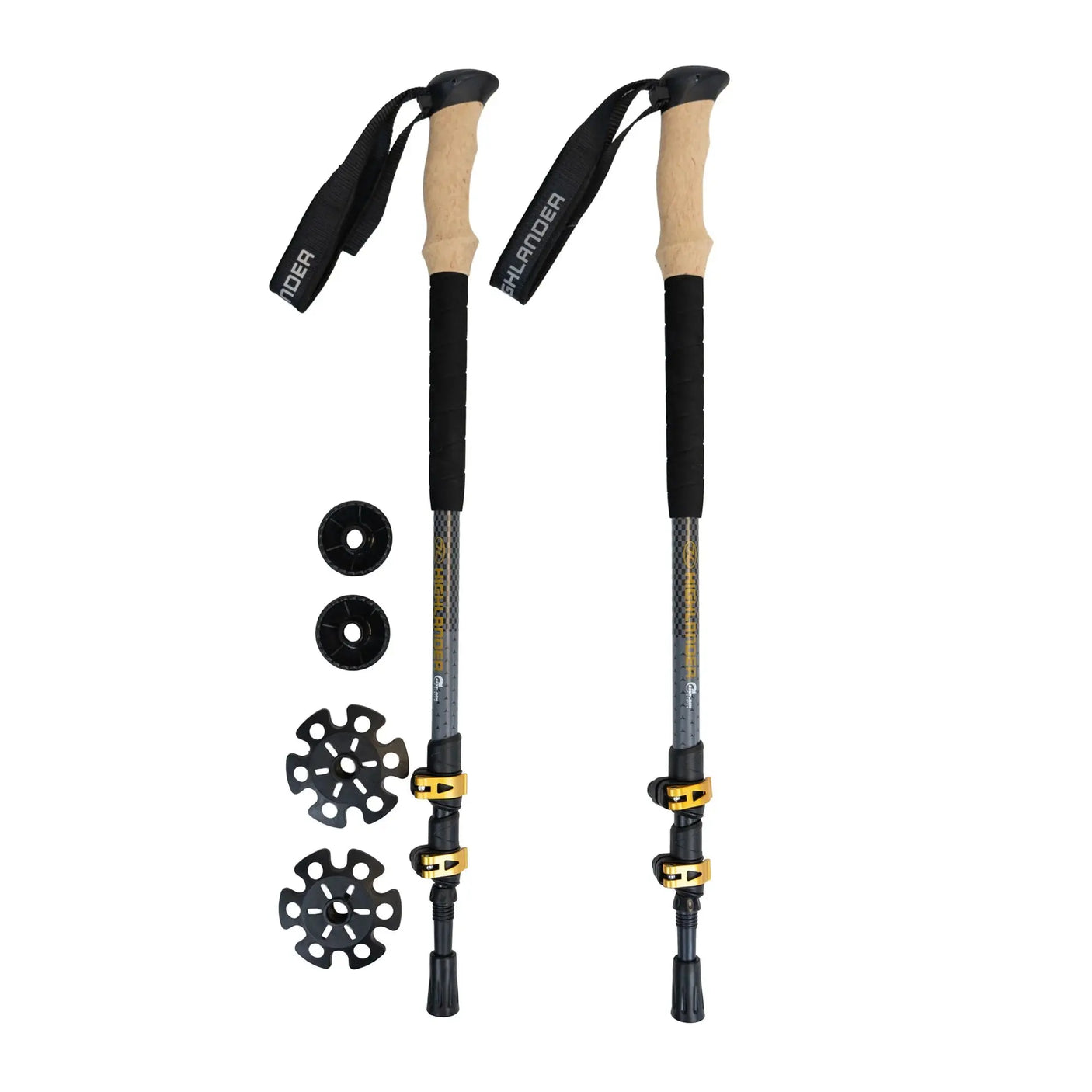 Highlander Carbon Skye FZ Walking Pole 2-Pack Highlander