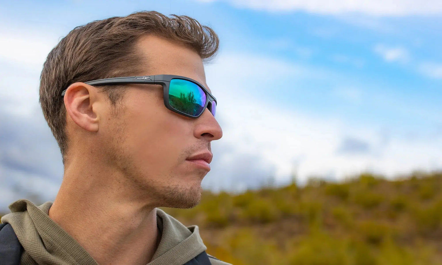 Wiley X WX Kingpin CAPTIVATE™ Polarized Green Mirror Wiley X