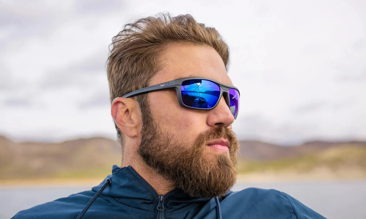 Wiley X WX Kingpin CAPTIVATE™ Polarized Blue Mirror Wiley X