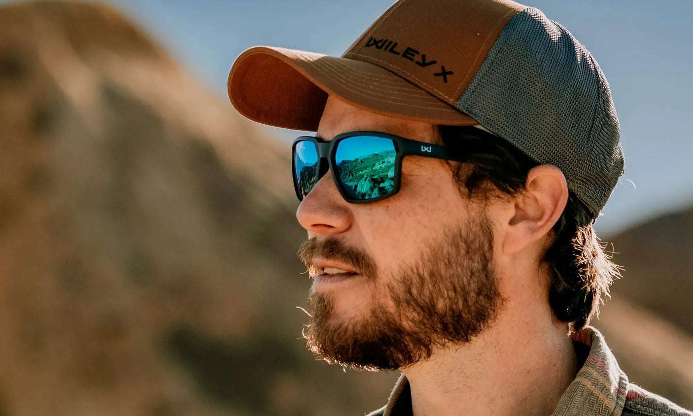 Wiley X WX Sierra CAPTIVATE™ Polarized Blue Mirror Wiley X