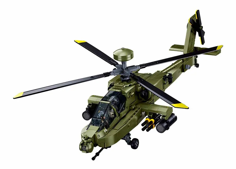 Sluban ModelBricks - AH-64D-S Apache Helicopter