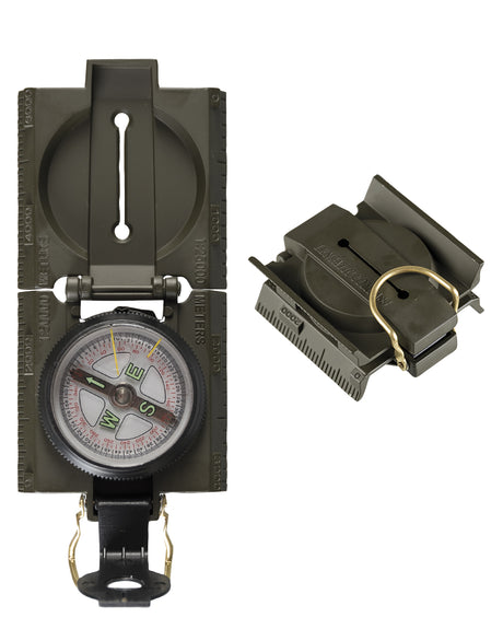 Mil-Tec US OD Metal Compass With Light