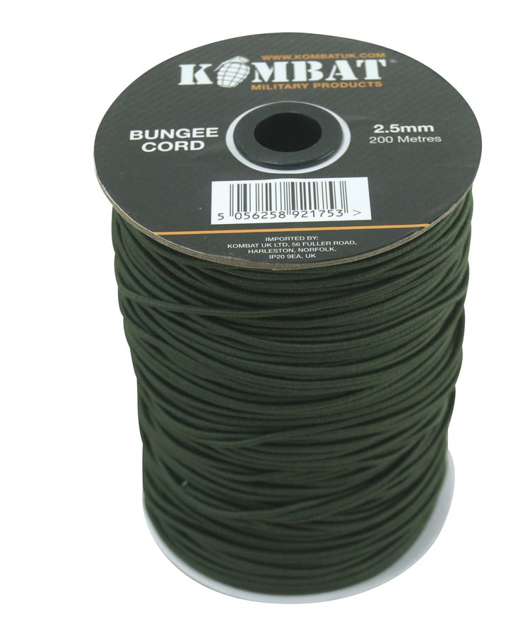 Kombat Tactical Bungee Cord 200M 2.5mm