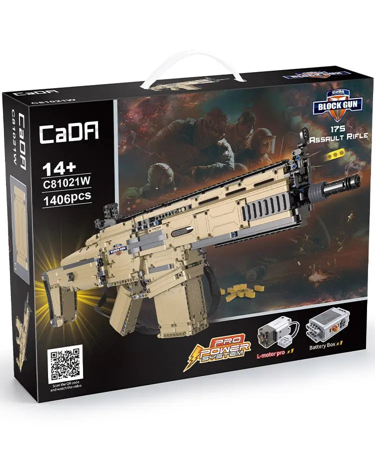 CaDA Military Bricks - Scar Assault Rifle CaDA