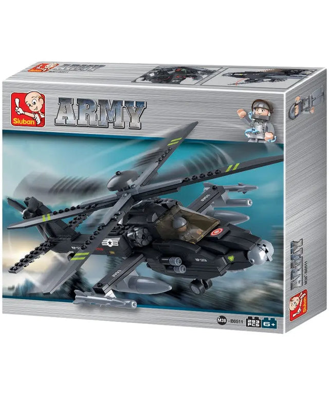 Sluban ModelBricks - Apache Helicopter Sluban