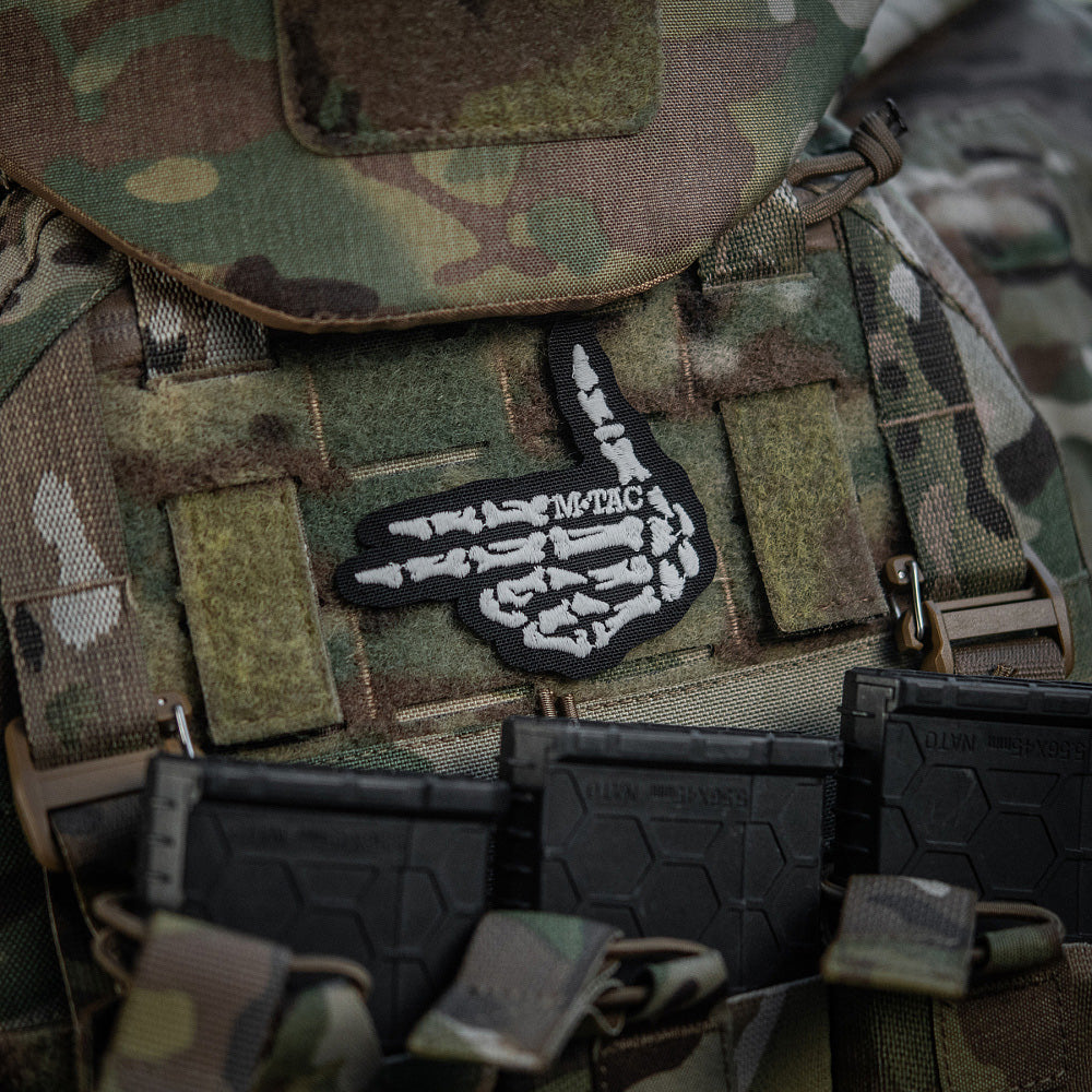 M-Tac Patch Skeleton Shooter