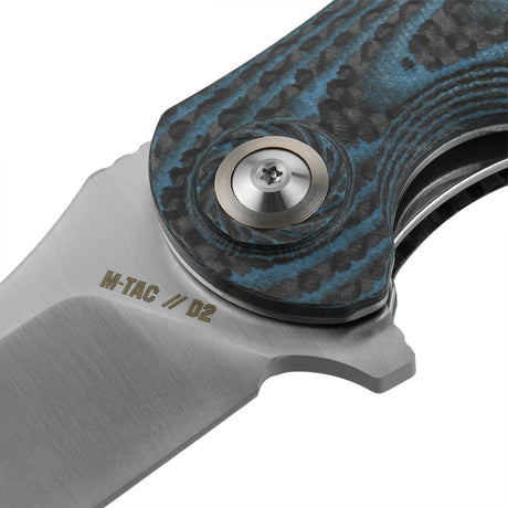 M-Tac Fällkniv Carbon/ blue