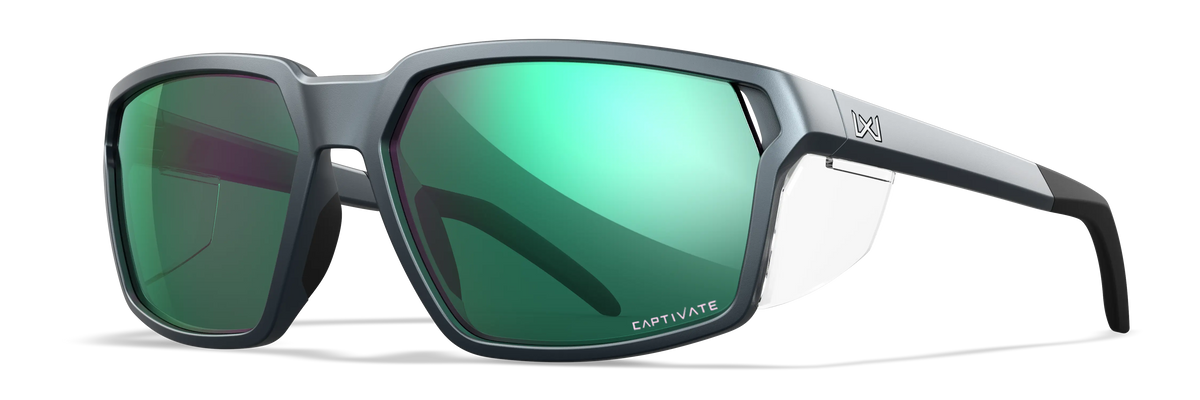 Wiley X WX Sierra CAPTIVATE™ Polarized Green Mirror Wiley X
