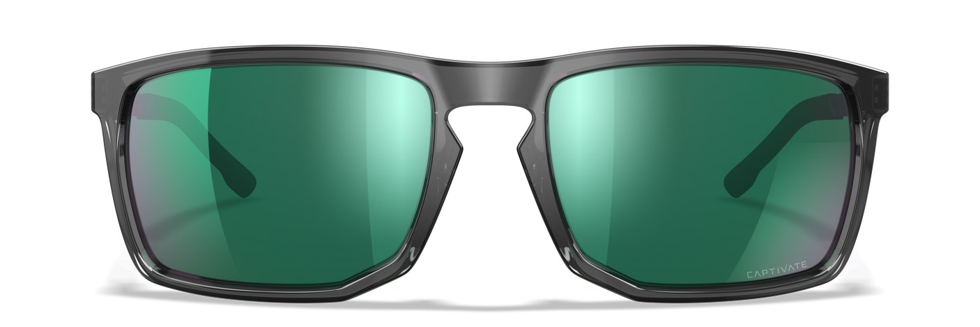 Wiley X WX Axe CAPTIVATE™ Polarized Green Mirror
