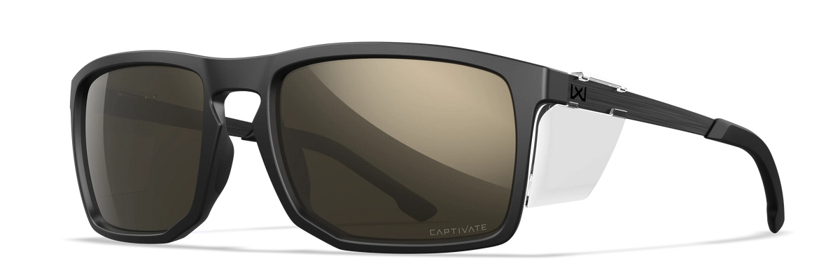 Wiley X WX Axe CAPTIVATE™ Polarized Tungsten Mirror Wiley X