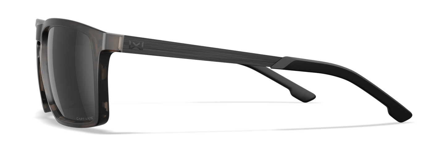 Wiley X WX Axe CAPTIVATE™ Polarized Black Mirror