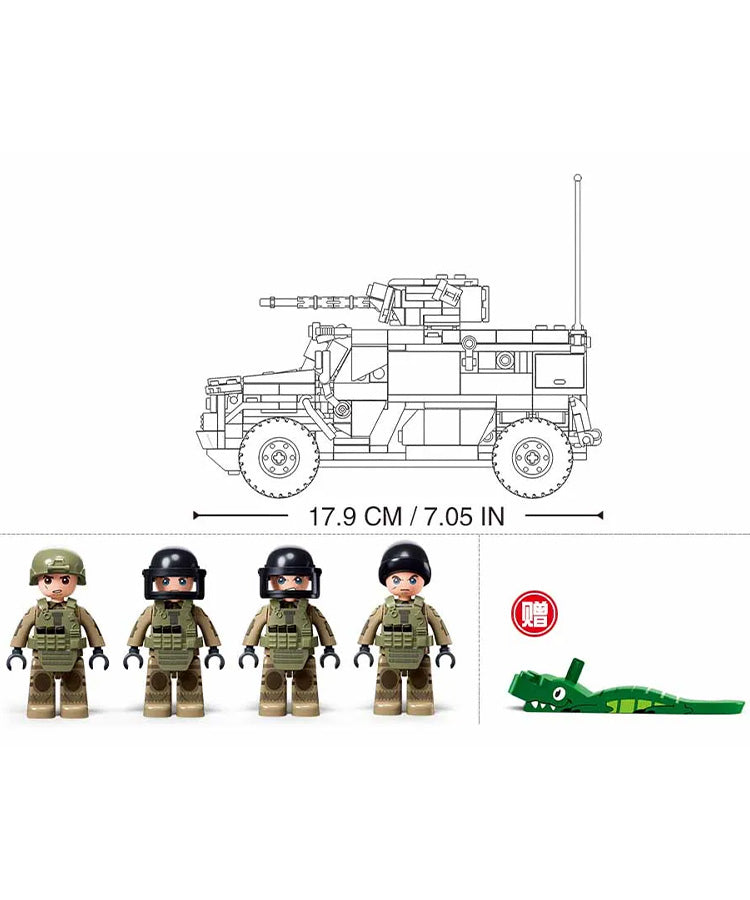 Sluban ModelBricks - Typhoon VDVS Armoured Vehicle